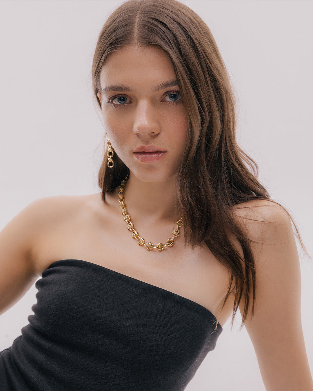 Collar Eslabones Cruzados