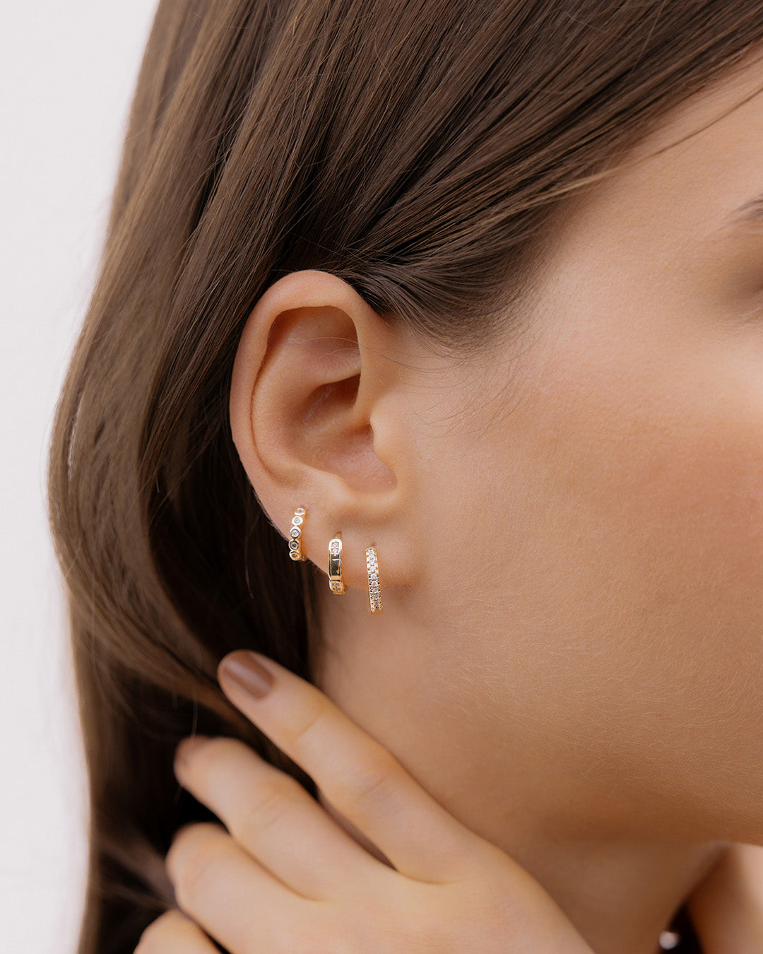 Candongas Mini Cristal Redondo