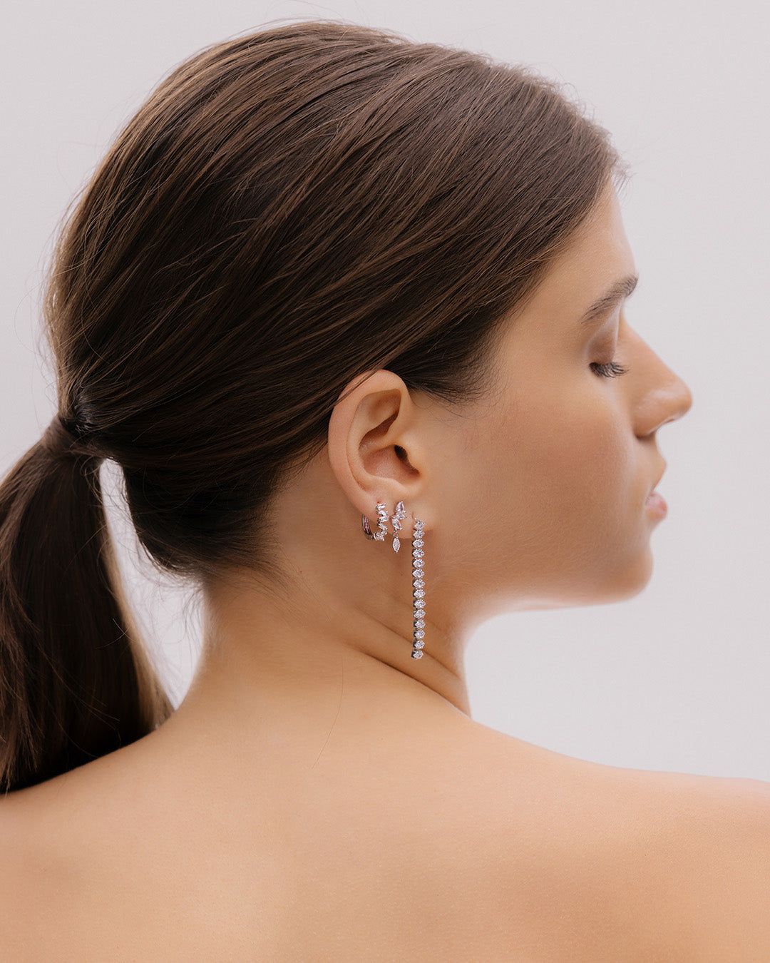 Aretes Largos Cristales