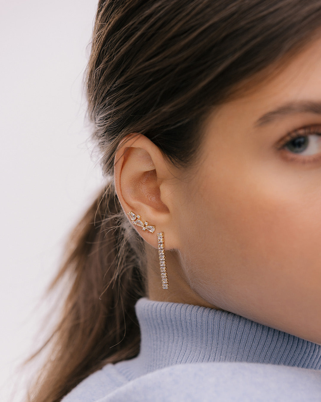 Aretes Midi Cristales