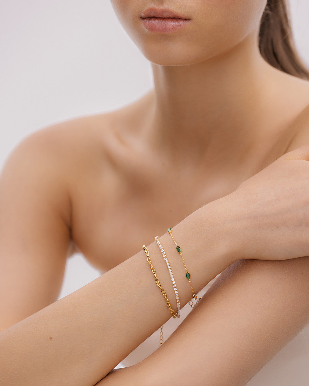 Pulsera Cristal Esmeralda