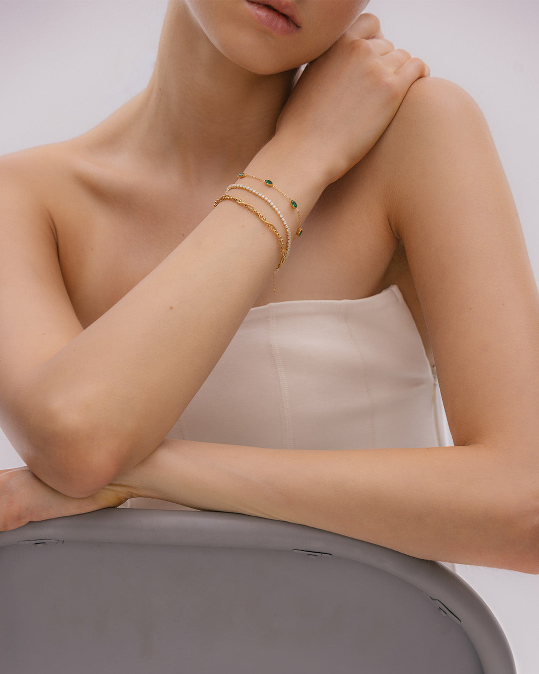 Pulsera Tennis Clasica Cristal