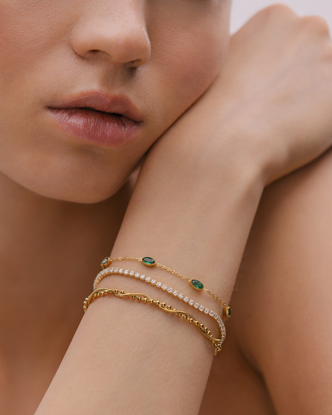 Pulsera Cristal Esmeralda