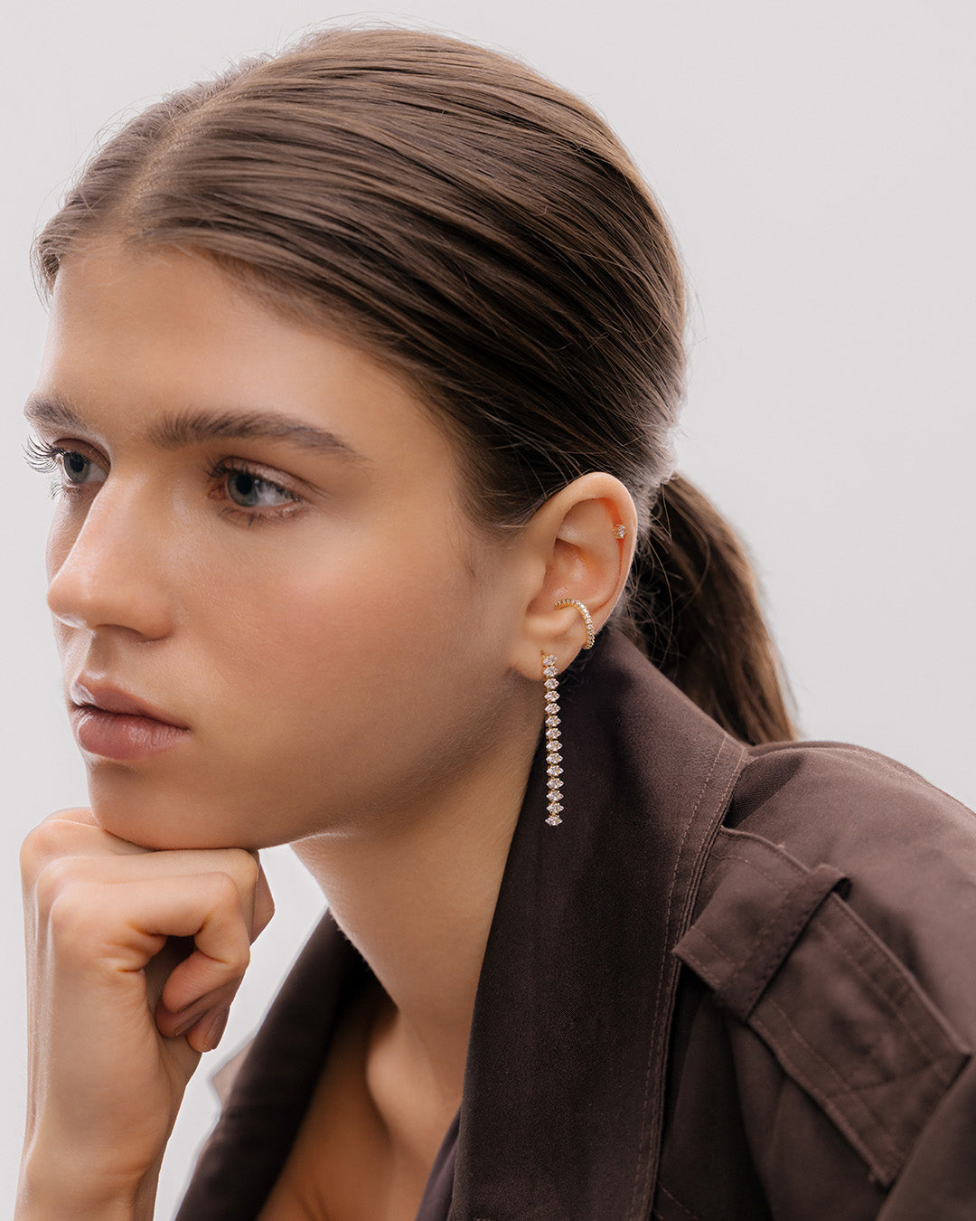 Aretes Largos Cristales