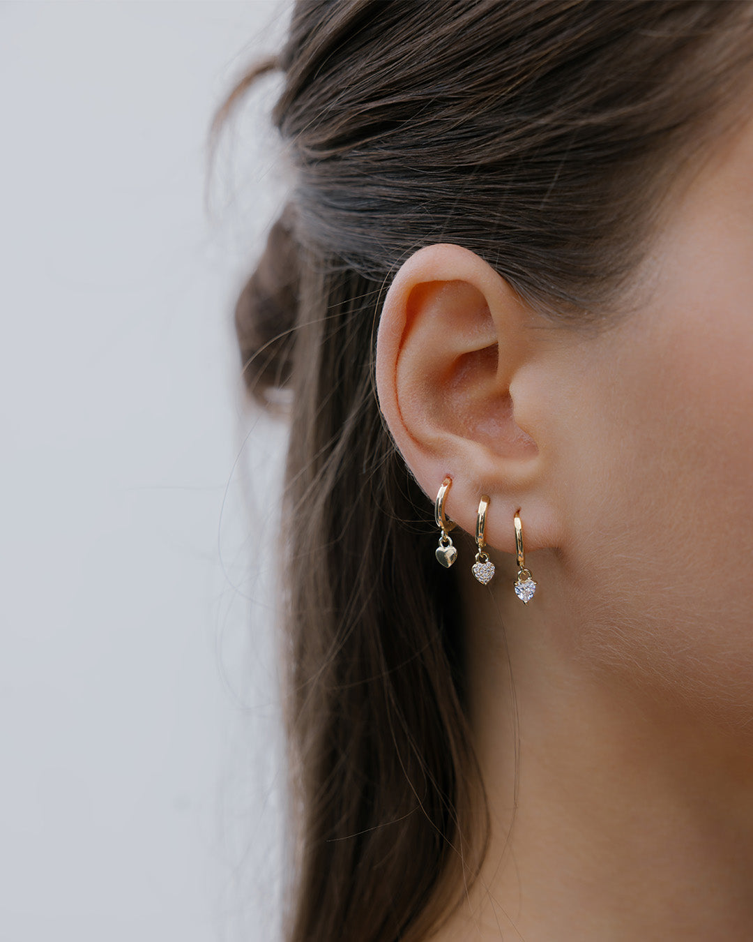 Set X3 Candongas Dije Corazón