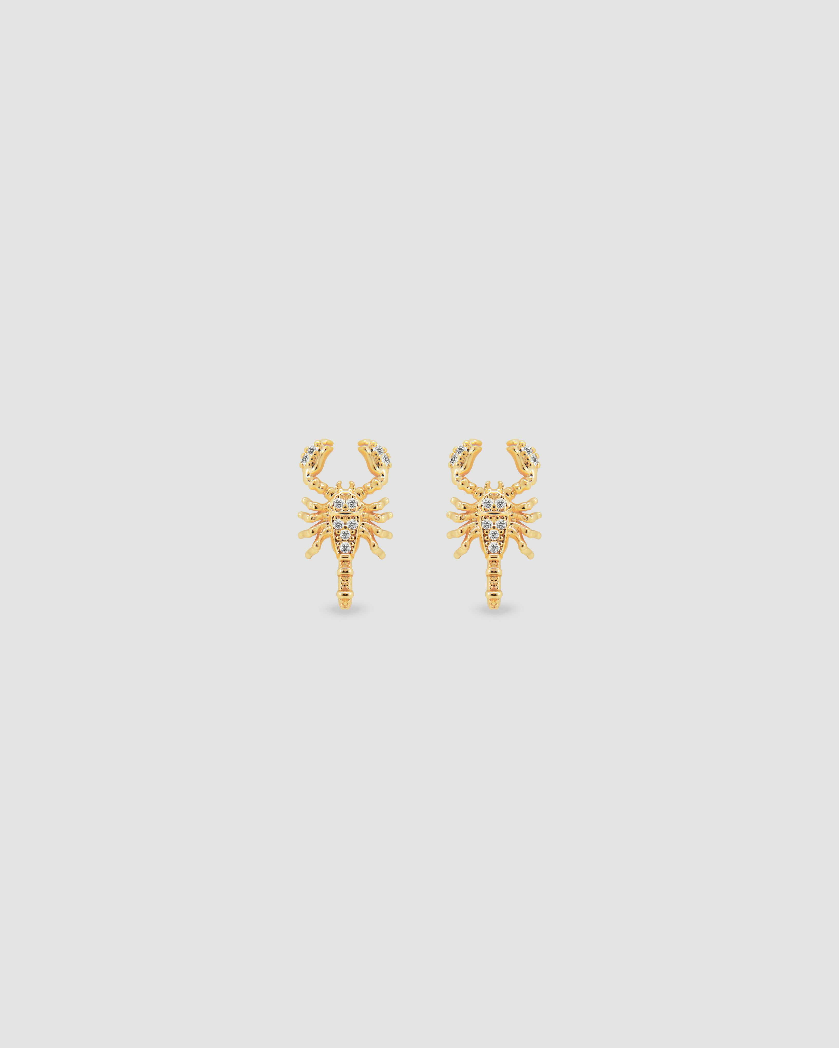 Aretes Escorpión Oro