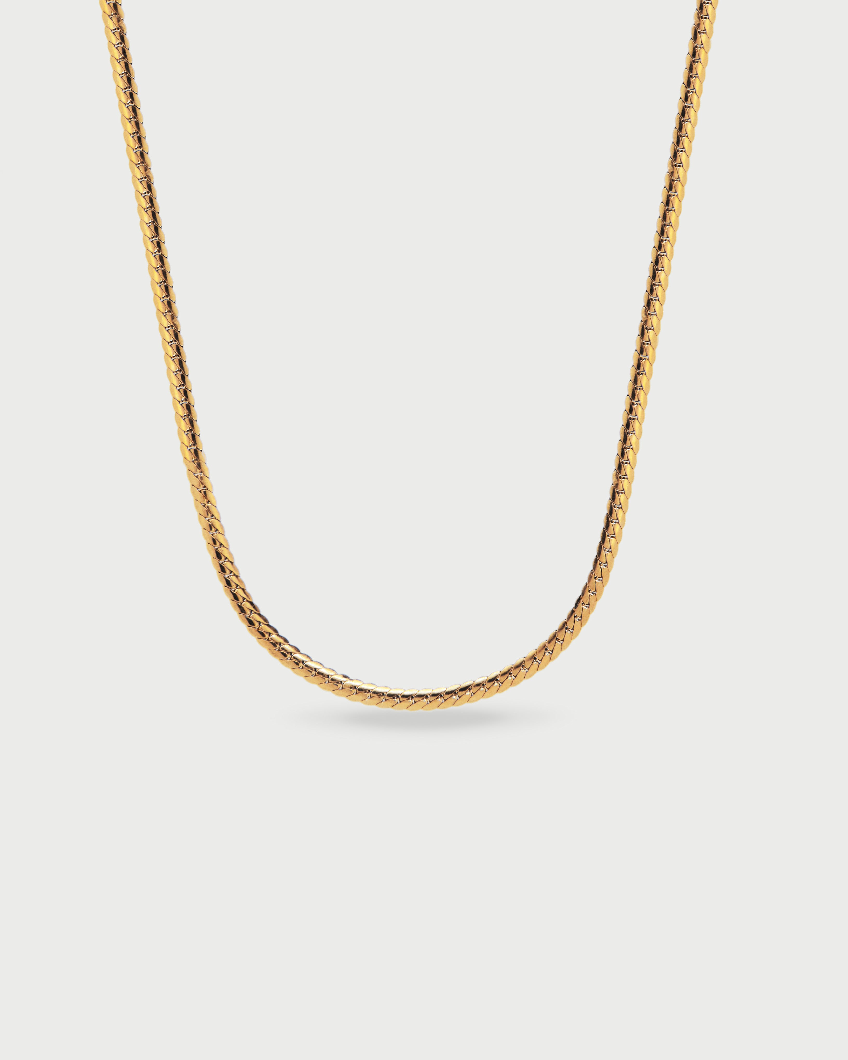 Collar Espiga Oro - Acero Inoxidable