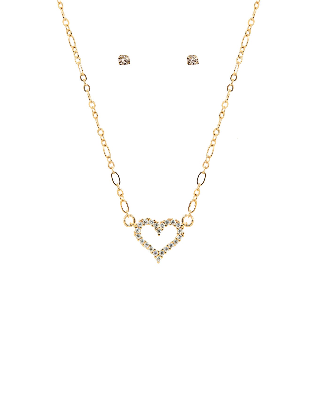 Collar Corazón Cristal