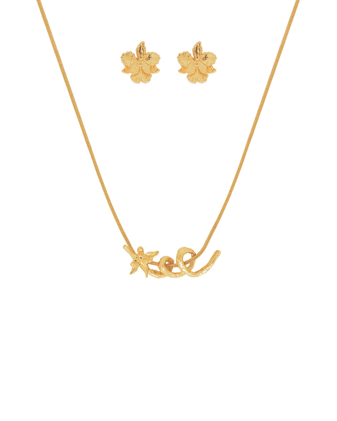 Set de Collar y Aretes Delilah
