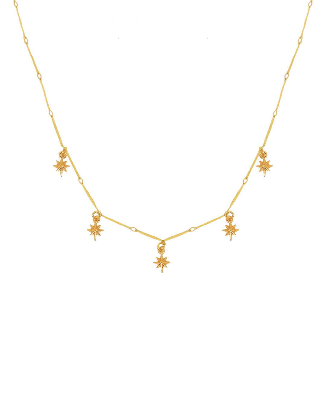 Collar Nova con dijes mini de estrellas