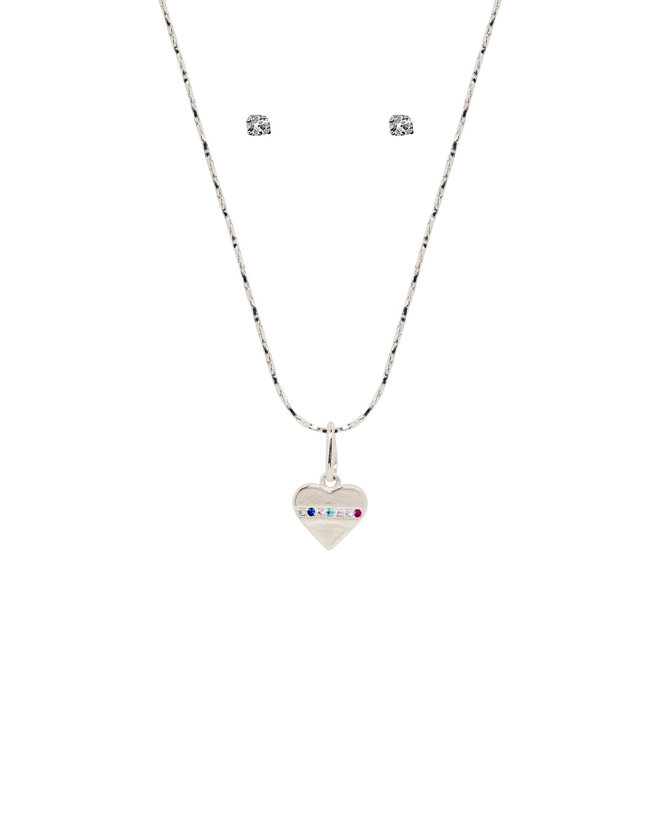 Collar Corazón 7 Cristales