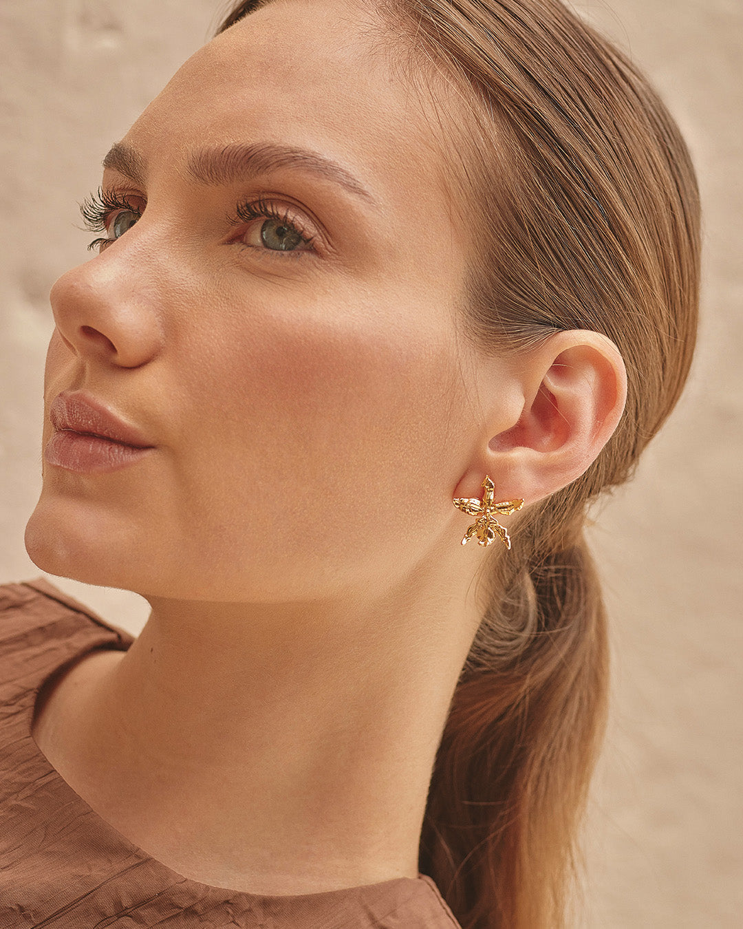 Aretes Orquidea Mini