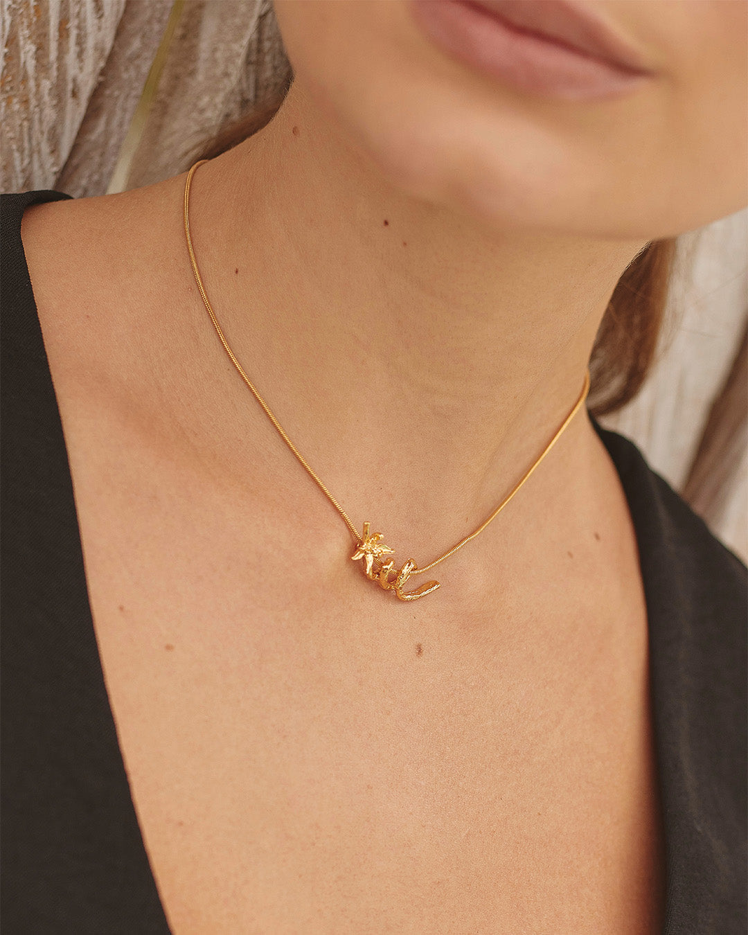 Set de Collar y Aretes Delilah
