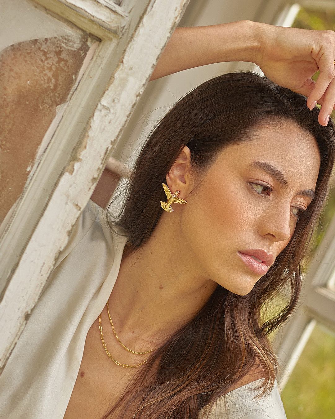 Aretes Colibrí