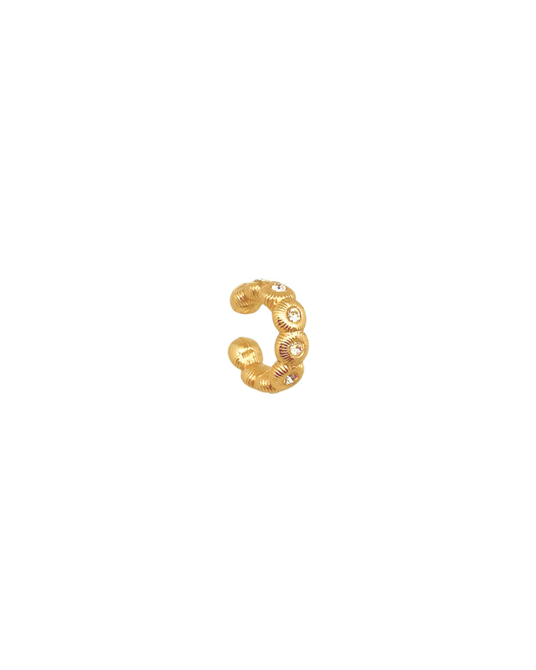 Earcuff Cristal Dorado