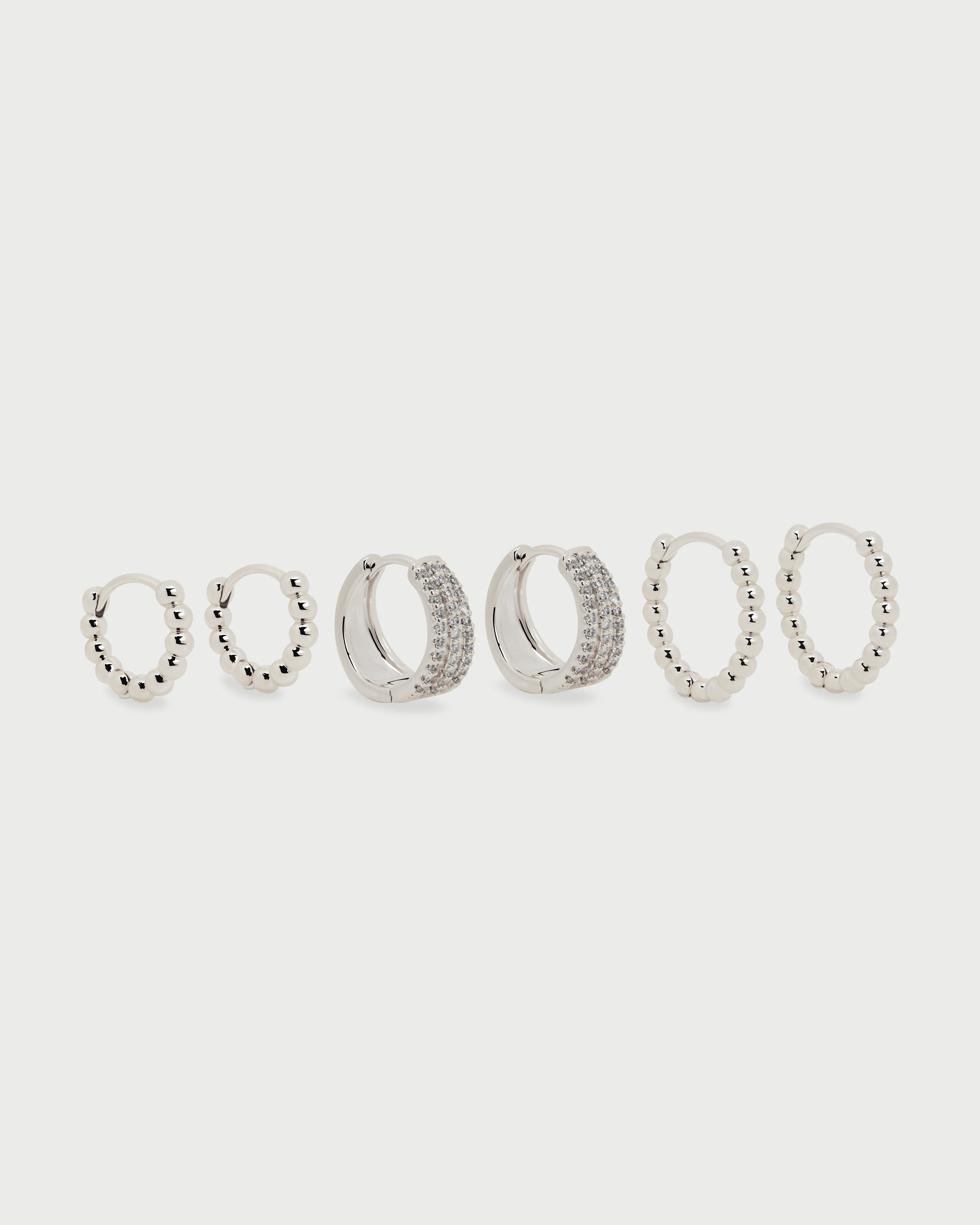 Set X3 Candongas Esferas y Líneas