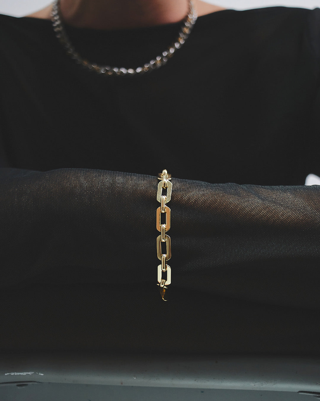 Pulsera Eslabones Oro