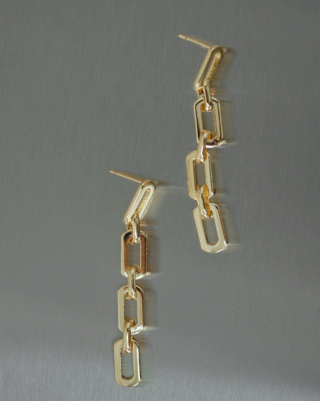 Aretes Eslabones Oro