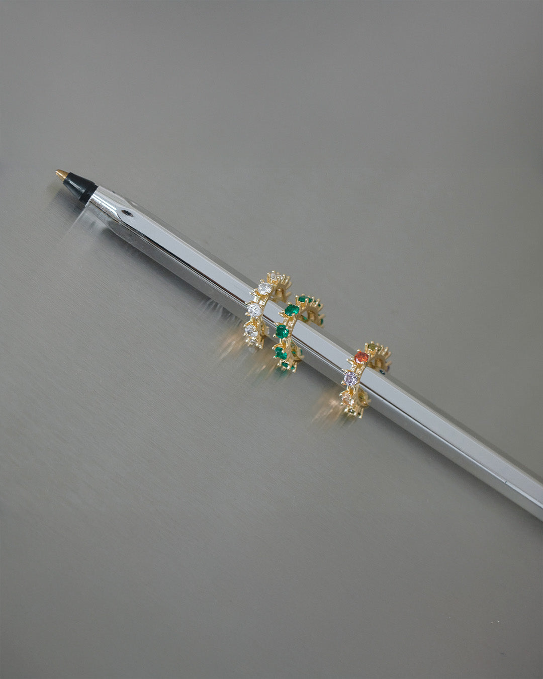 Earcuff Cristales Oro