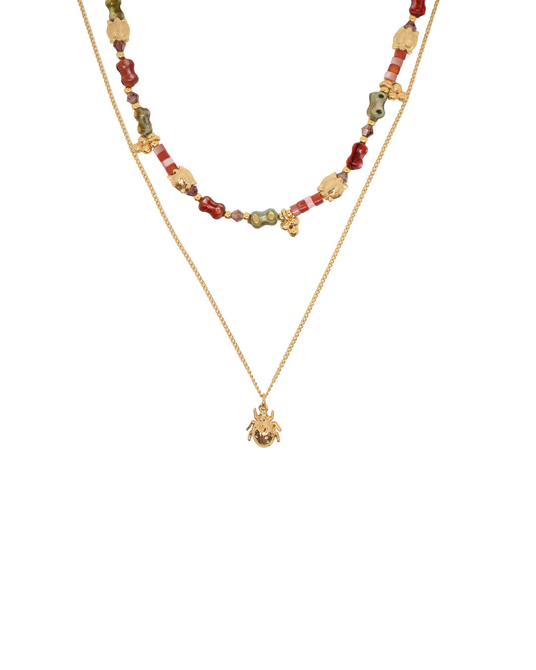 Set de 2 Collares Mariquita